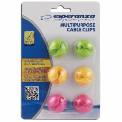 Organizer do kabli 6szt. mix kolorĂłw