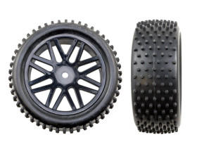 87mm x 35mm Off-Road Wheel Pair - Black [discontinued]