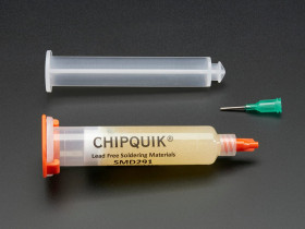 Chip Quik Tack Flux 10cc Syringe with Plunger and Tip (SMD291)