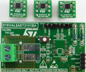 Zestaw testowy Evaluation Kit For High Voltage Current Sense Amplifier With Comparator, STMicroelectronics