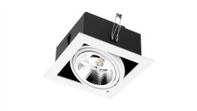 Oprawa Podtynkowa Halogenowa Ruchoma Gu10 Es111 Kwadratowa Biała Canis Lumiled