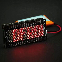 FireBeetle Covers - 24×8 LED Matrix (Red) [Discontinued]
