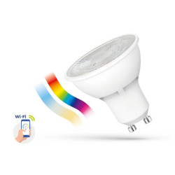 Żarówka LED GU10 5W WiFi RGBW+ CCT+DIM Spectrum SMART