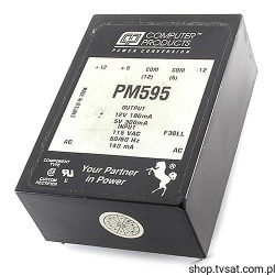 PM595 AC-DC 110VAC to 5V +/-12V 0.2A THT COMPUTERPR