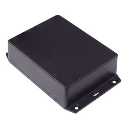 1591XXGSFLBK Hammond Multipurpose Black GPABS Enclosure Flanged Lid 121 x 94 x 38mm