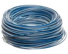 Przewód instalacyjny H05V-K 1 ciemnoniebieski z białym paskiem 4510923 /100m/