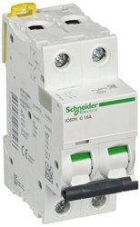 Wyłącznik nadprądowy 2P C 16A 6kA AC iC60N 2P 16A C INTERN A9F74216