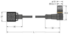 Turck 6606792 VAS22-S80E-0.3-WSC5.31T/TXL, 24 V, 1 szt.