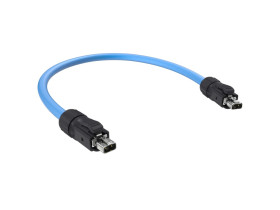 Kabel Ethernet długość 3m Z zakończeniem Amphenol Communications Solutions Tworzywo termoplastyczne