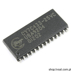 CY7C433-25VC FIFO 9x4kBit Asynchronous SMD-SOJ28 CYPPRESS