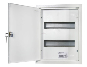 Rozdzielnica modułowa 2x12 natynkowa IP31 NRP 24 zatrzask 3-218