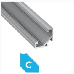 Profil LUMINES typ C srebrny anod. 2m naroż 771847