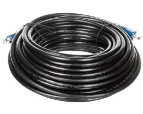 Kabel krosowy outdoor patchcord U/UTP kat.6 CCA czarny 75m 94397
