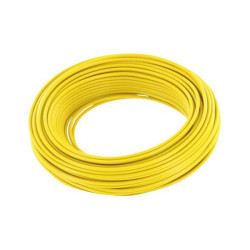 econ connect KD05GE10 Jumper Wire 1x0.2mm&#xB2; Yellow 10m
