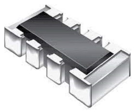 Drabinka rezystorowa 1kΩ, 4 x, 0.25W 1206 (3216M) Bourns