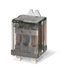 Przekaźnik mocy 24V dc DPST-NO Finder 3W, montaż kołnierzowy