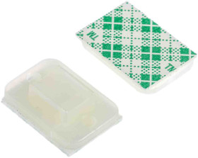 Uchwyt opaski kablowej do opasek 4mm długość 20mm szerokość 14 mm średnica otworu 2.2mm HellermannTyton Naturalny