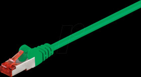 95568 Cat.6 S/FTP PiMF patch cable, CCA, green, 1,5 m