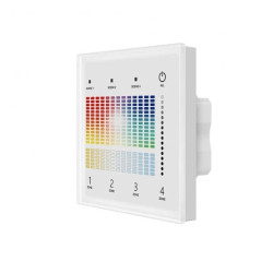 Panel LED naścienny Skydance - RGB+CCT - 4 strefy - DALI Bus/24V - TD5-4S(W)