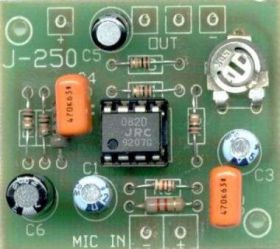 J-250 Przed.do mikr.elektretow.