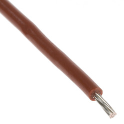 Przewód montażowy Hookup Wire PVC 0.35 mm² Brązowy Alpha Wire 22 AWG 300 V dł. 30 m 7 105 °C 3051 BR005 UL Listed