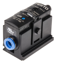 Czujnik ciśnienia Festo Powietrze 10 bar 15V dc, 30 V dc, IP40 6 mm Tubing 50 °C