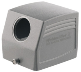 Grommet housing, size B32, die-cast aluminum, PG29, angled, longitudinal bow locking, IP65, 1667120000
