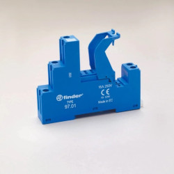 Gniazdo przekaźnikowe do serii 46.61 na szynę DIN, wykonanie trakcyjne 97.01.7SMA