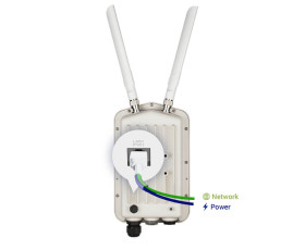 Punkt dostępu, 1 LAN port, 1300Mbit/s, WPA, WPA2, 10/100/1000Mbit/s, 2.4GHz, 802.11ac