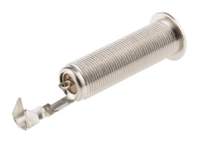 Złącze Jack 6,35 mm Żeński Mono Montaż na panelu Naturalny