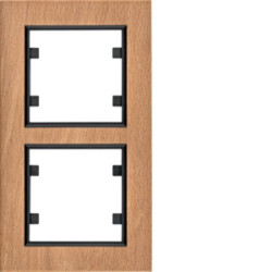 Lumina passion Ramka 2-krotna pionowa drewno buk WL9125