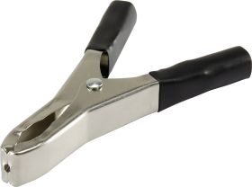 Zacisk krokodylowy TRU COMPONENTS 93038c30 1386710 Długość: 100 mm czarny 1 szt.