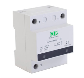 Ogranicznik przepięć warystorowo-iskiernikowy DC VG T1+2 4P 20/50kA 12,5kA 1000V / ELPV4-1000T1+T2 VG RS