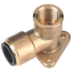Sealey CAS15BWE 15mm x 1/2&quot;bsp Brass Wingback Elbow