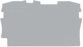 End/Intermediate plate for terminal block, 2002-1291