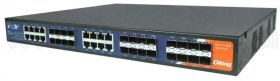 ORing RGS-9168GCP-E-EU, Switch przemysłowy zarządzalny, 16 slotów COMBO SFP / RJ-45 + 8 slotów SFP, O/Open-Ring <30ms