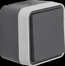 WNC020 Pushbutton W.1, contact, AP, IP55, grey