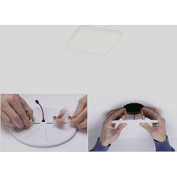 Paulmann 92393 Veluna LED Recessed Light 4.5W Satin Adjustable Fit