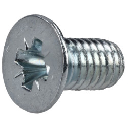 R-TECH 337067 Pozi Countersunk Machine Screws BZP M3 6mm - Pack Of 100