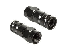 Wtyk Maclean, F kompresyjny, RG-6, Profesjonalny, Nikiel, Czarny,...