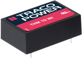 DC converter, 4.5-9 VDC, 10 W, 1 output, 5 VDC, 84 % efficiency, THM 10-0511WI