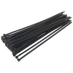Sealey CT35076P50 Cable Ties 350 x 7.6mm Black Pack Of 50
