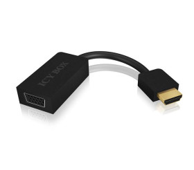 ICY BOX monitory adapter [1x złącze męskie HDMI - 1x złącze żeńskie VGA] IB-AC502