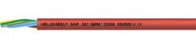 Silicone control line SiHF 3 x 1.0 mm², AWG 18, unshielded, red brown, 22944