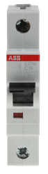Wyłącznik nadprądowy MCB, Typ C, 1-biegunowy, 16A, 253V, 72V, na szynę DIN, ABB S201M-C16, S200M