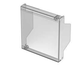 Bopla CNH 70 N (65007060) - przezroczysta pokrywa wąska (9mm) na zawiasach do obudów CombiNorm-Classic