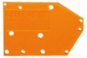 End plate for connection terminal, 742-600