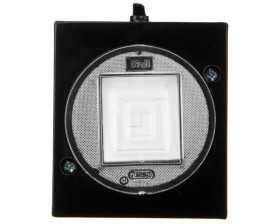 LAMBDA Łącznik hermetyczny schodowy IP44 czarny ŁNH-3LC/25