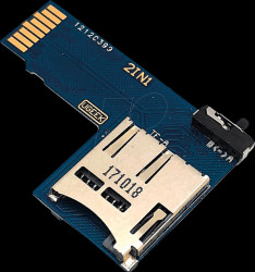 Raspberry Pi microSD adapter, dual