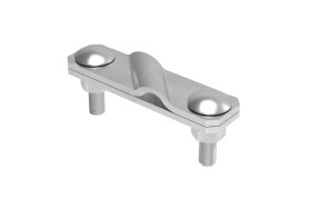 Złącze krzyżowe skośne pręt-bednarka 2-elem. stal nierdzewna 116.4.1 NI 11601405